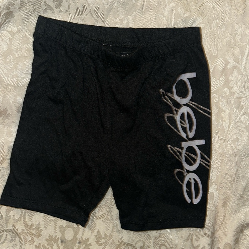 Kids Size 6 BeBe Biker Shorts.